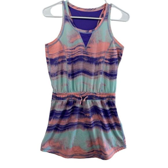 Ivivva Other - Ivivva Girls Sleeveless Colorblock Dress 12 Casual Athleisure READ Lululemon